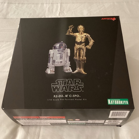 Kotobukita C-3PO & R2-D2 Soft Vinyl Model Kit - Picture 2 of 7